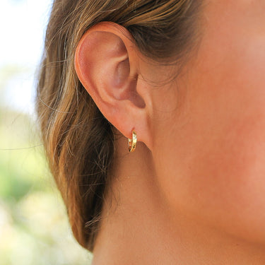 Gold Huggie Earrings